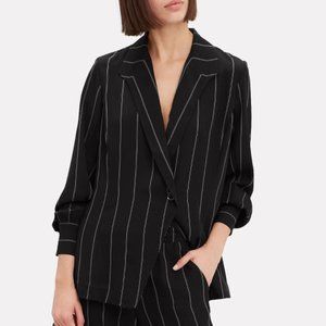 Anine Bing Isabella Pinstripe Top Blazer - M